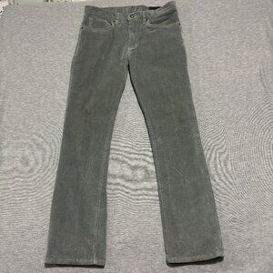 Vtg Rusty Corduroy Pants Mens 33x32 Gray 90s Y2K Surfer Skater So Rad Joey B